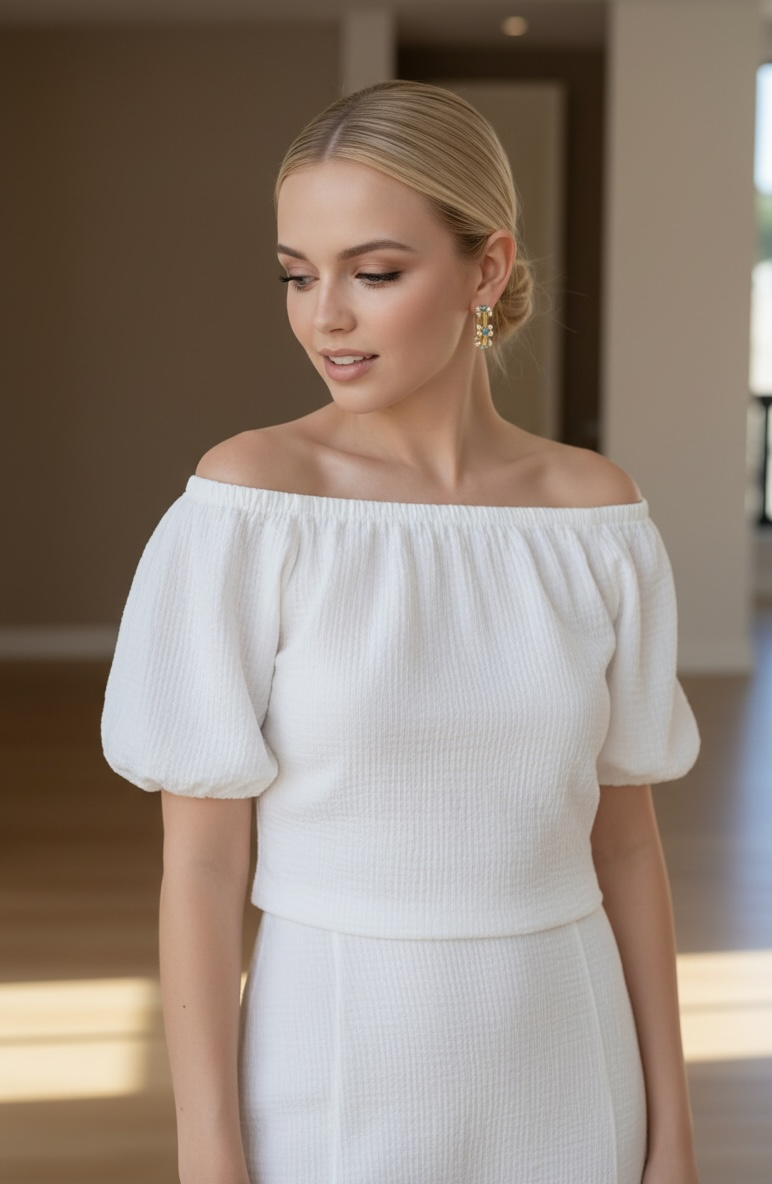One-of-a-Kind Capri Turquoise & Pearl Wrapped Hoop Earrings