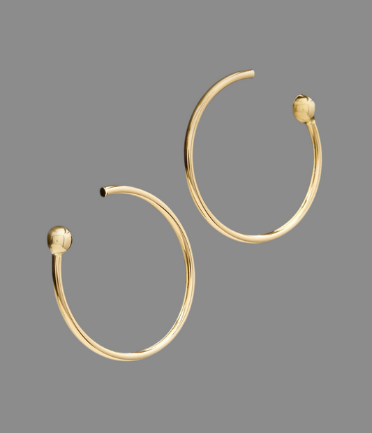 Gold Hoop Earrings