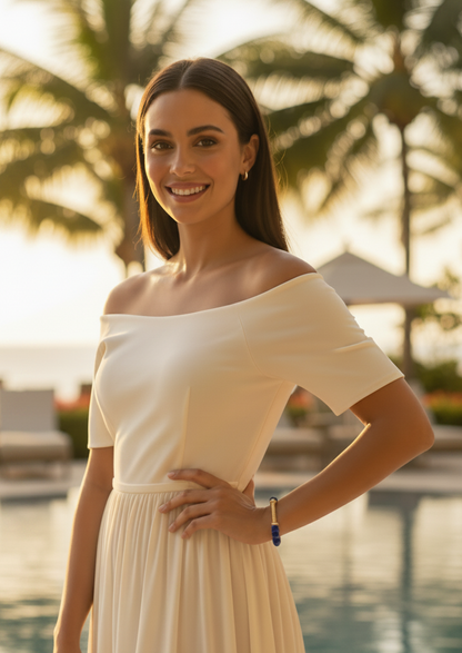 Capri Cobalt Lapis & Gold Vermeil Resort Bracelet