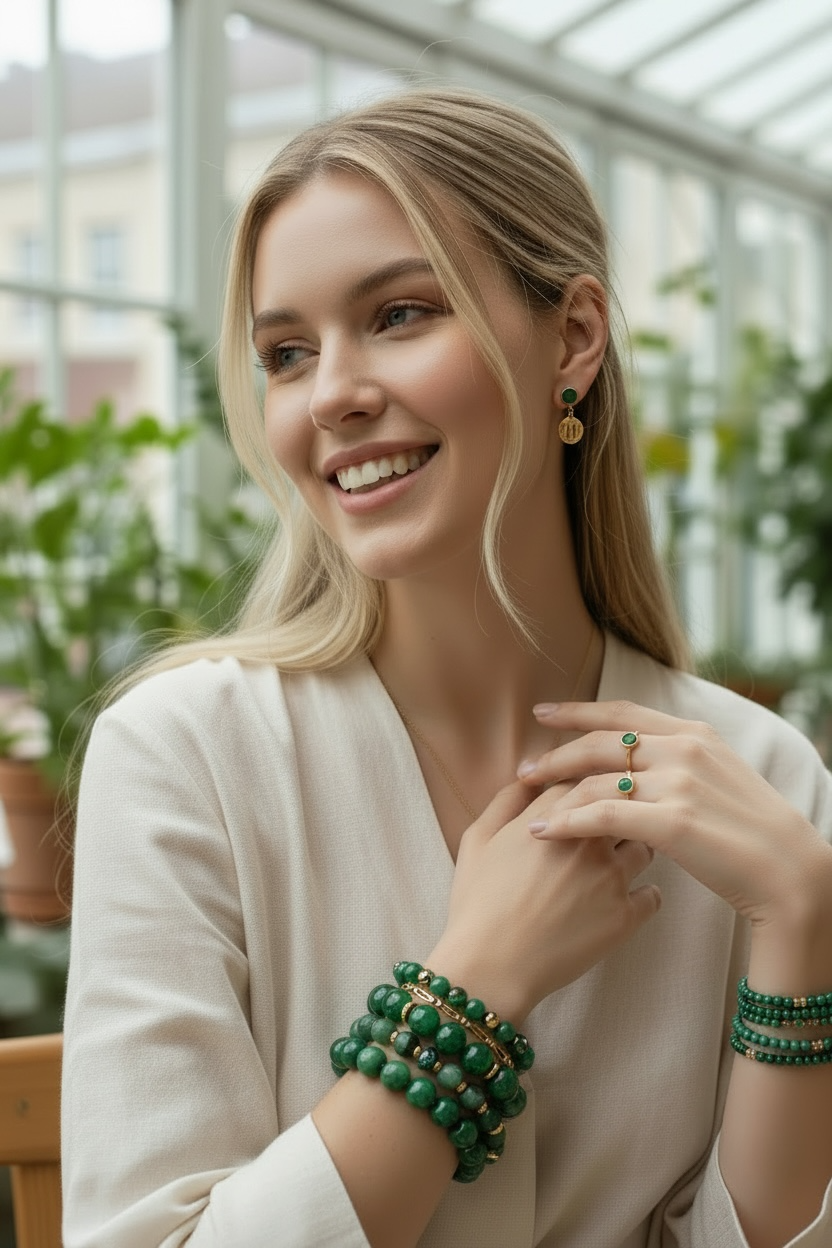 Green Onyx Gold Vermeil Dangle Earrings - Sculptural Filigree Designer Statement Earrings